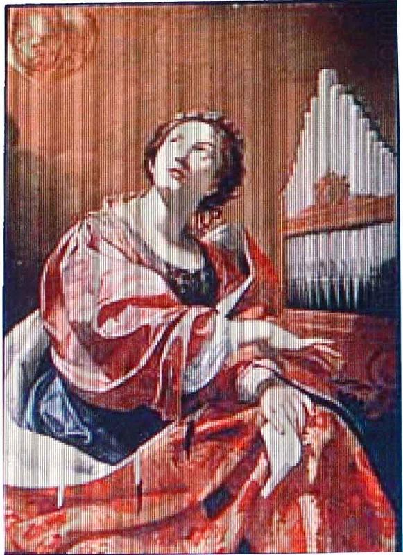 Saint Cecilia,  Simon  Vouet